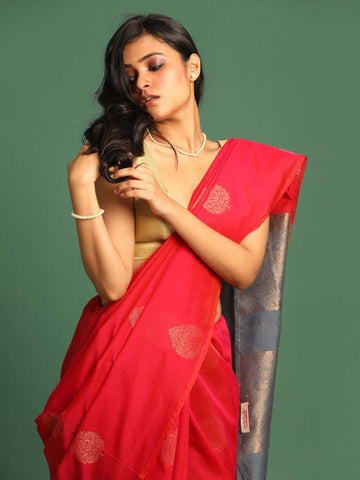 CRIMSON HERITAGE (OTHER ART SILK SAREE)