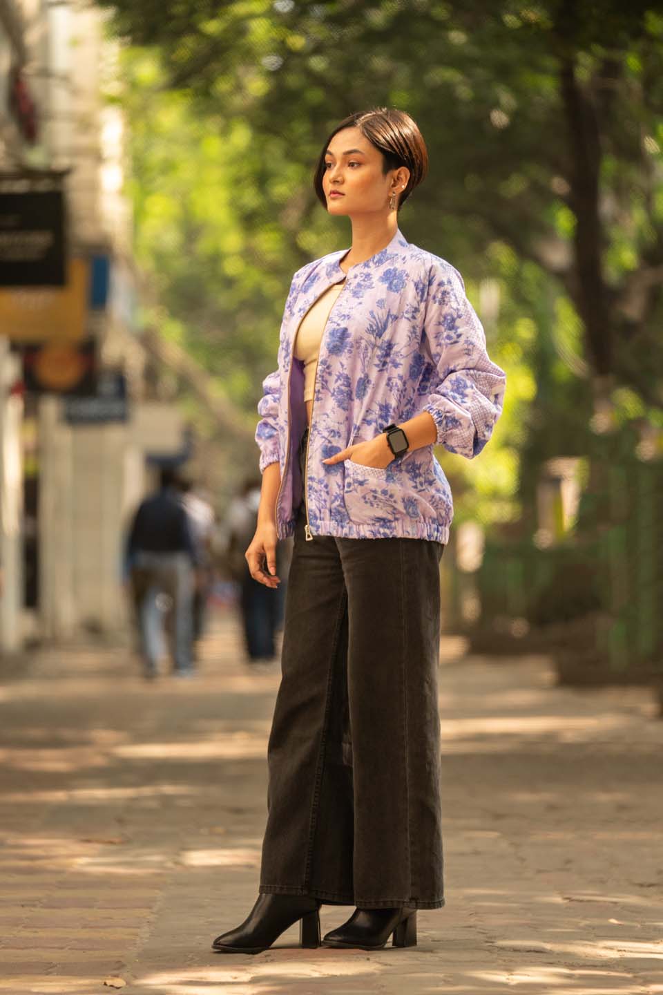 Lilac Breeze - Bomber Jacket