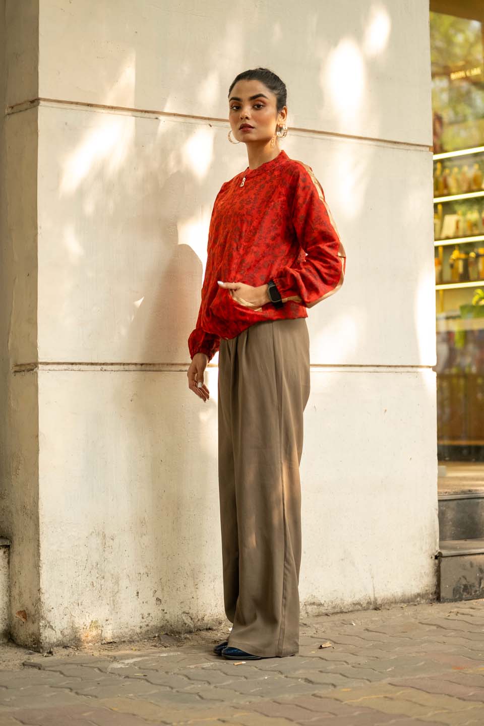 Ruby Red - Bomber Jacket