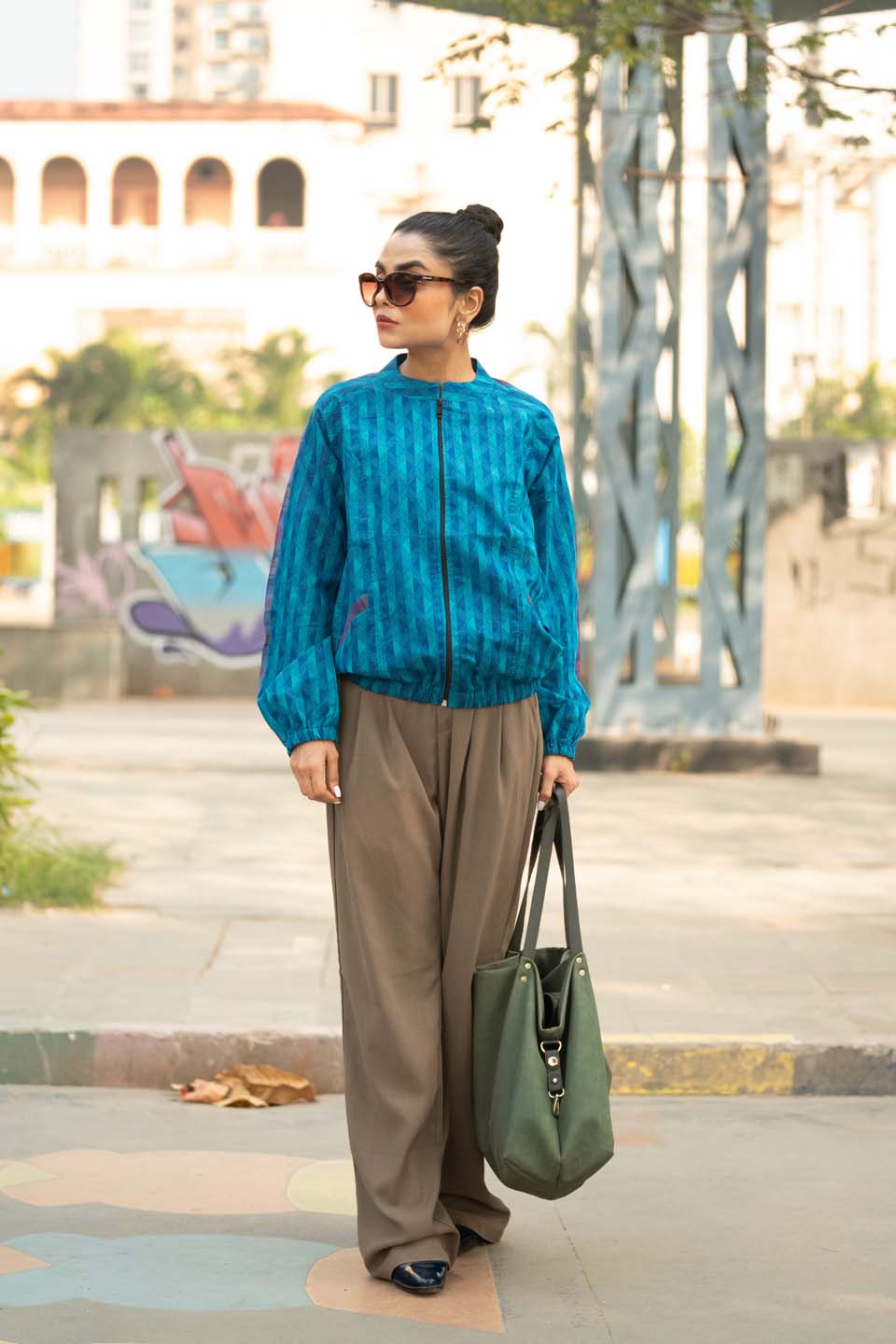 Blue Horizon - Bomber Jacket