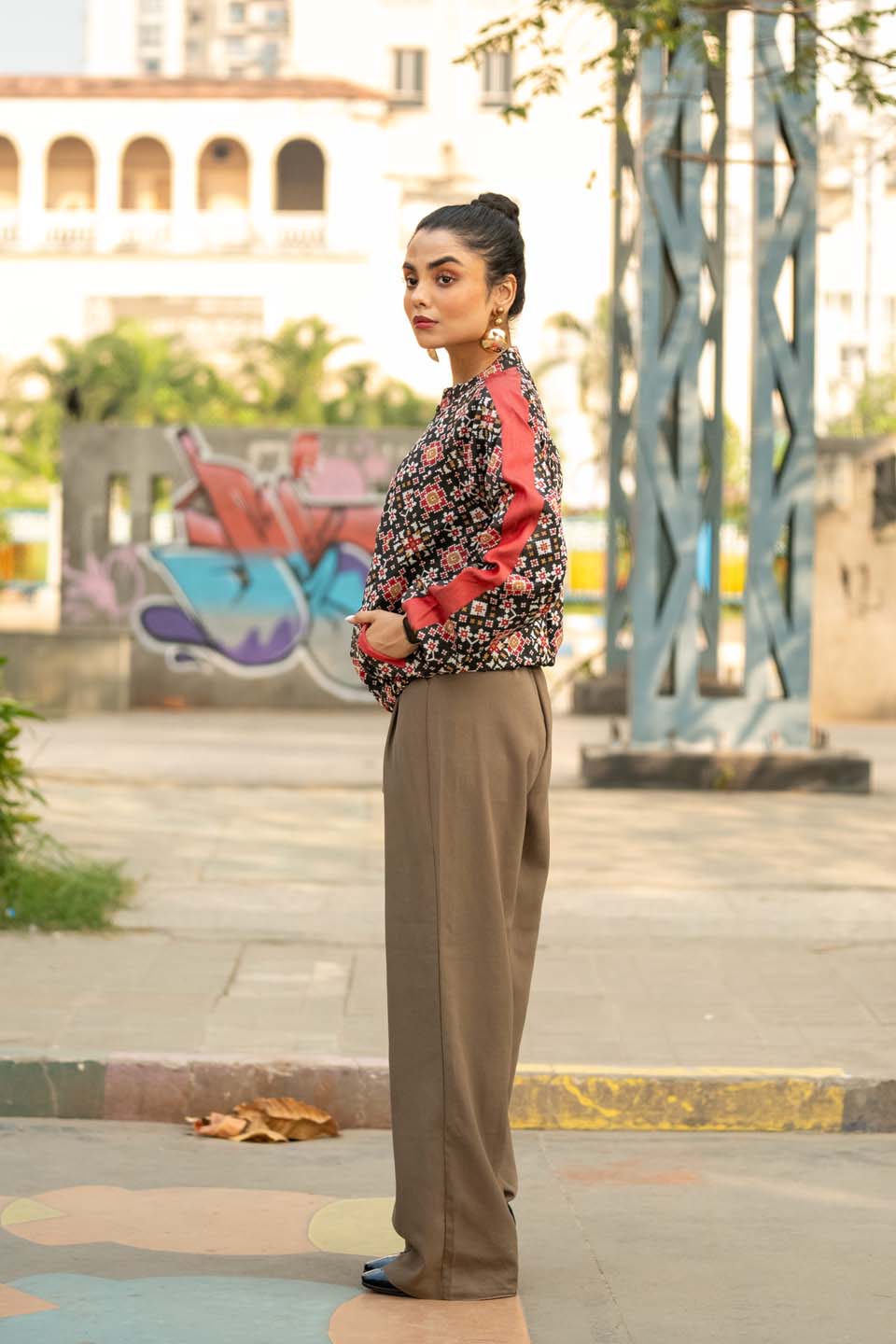 Nightfall Mosaic - Bomber Jacket