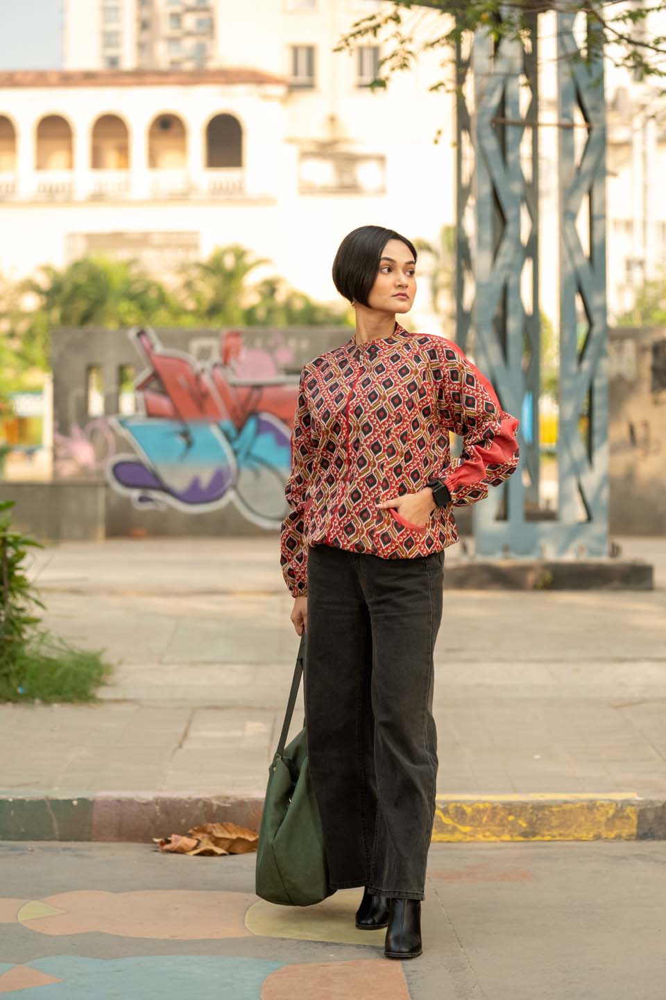 Saffron Prism - Bomber Jacket