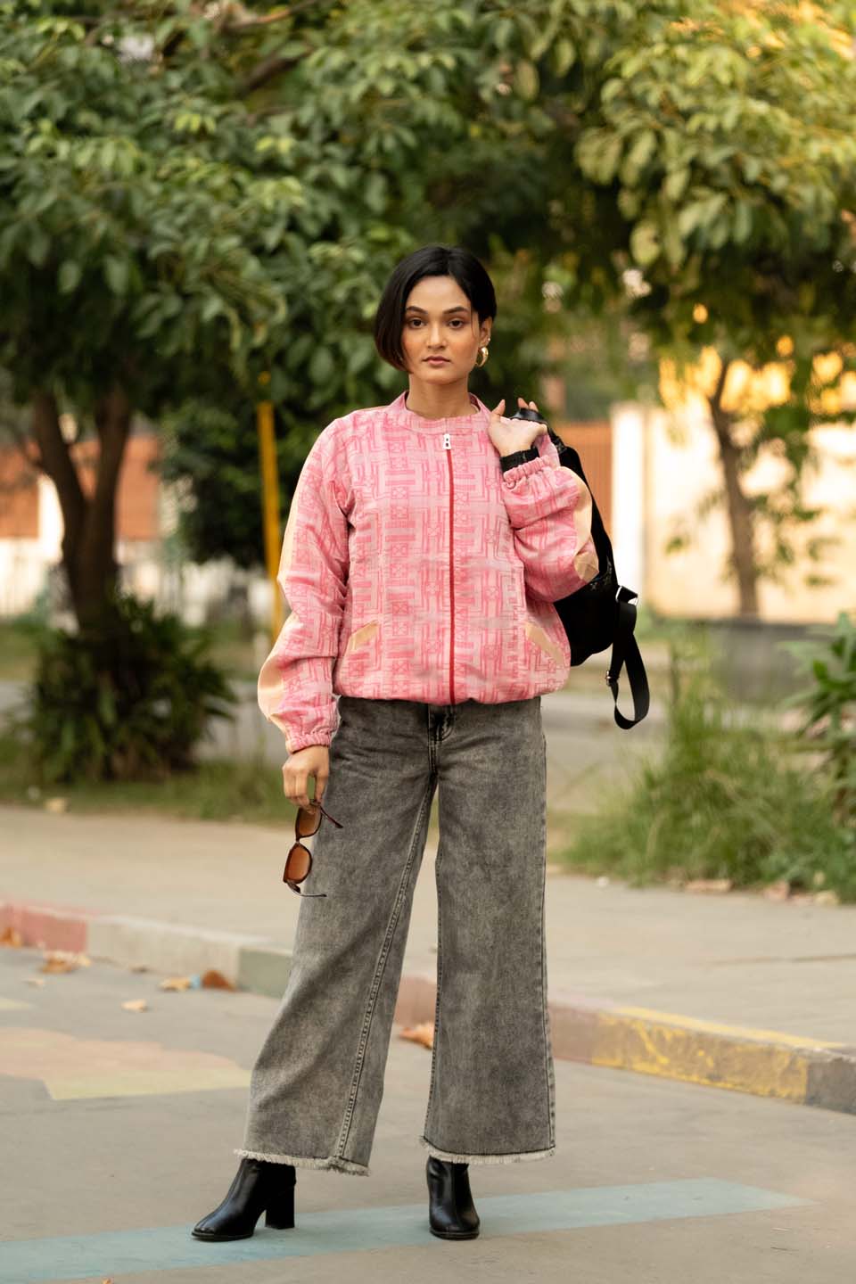 Urban Grid - Bomber Jacket