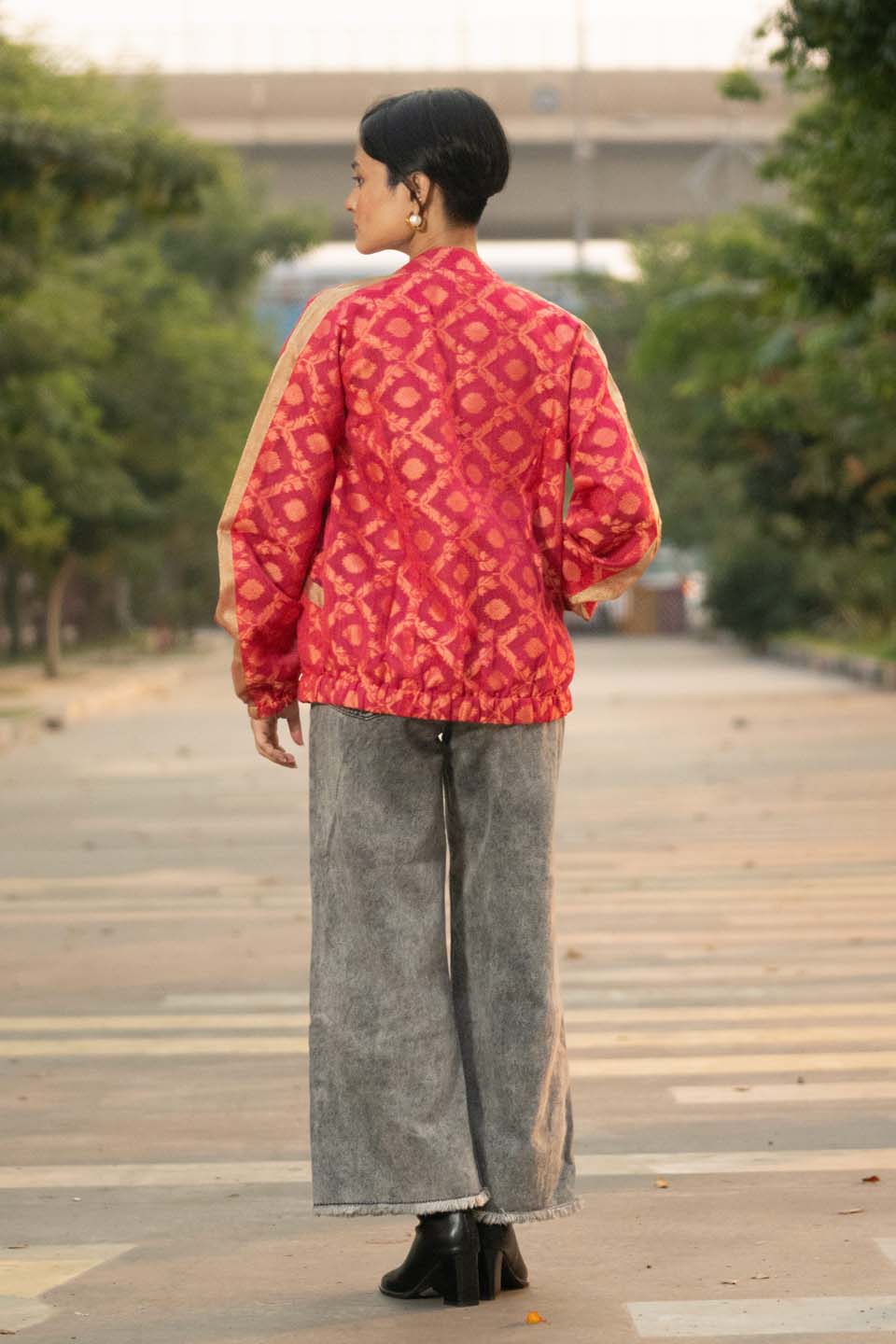 Crimson Halo - Bomber Jacket