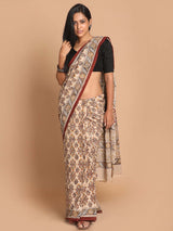 HERITAGE CHARM (KALAMKARI 100% PURE COTTON SAREE)