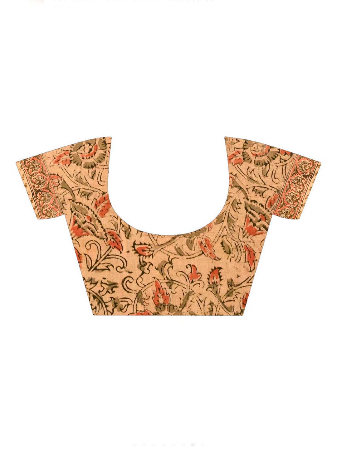 BOTANICAL BEAUTY (KALAMKARI 100% PURE COTTON SAREE)