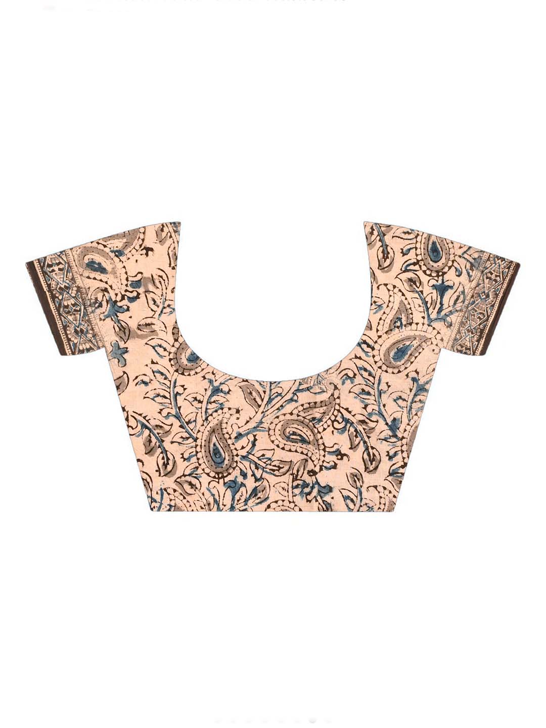 KRUSHNAKAPOT VYAST (KALAMKARI 100% PURE COTTON SAREE)