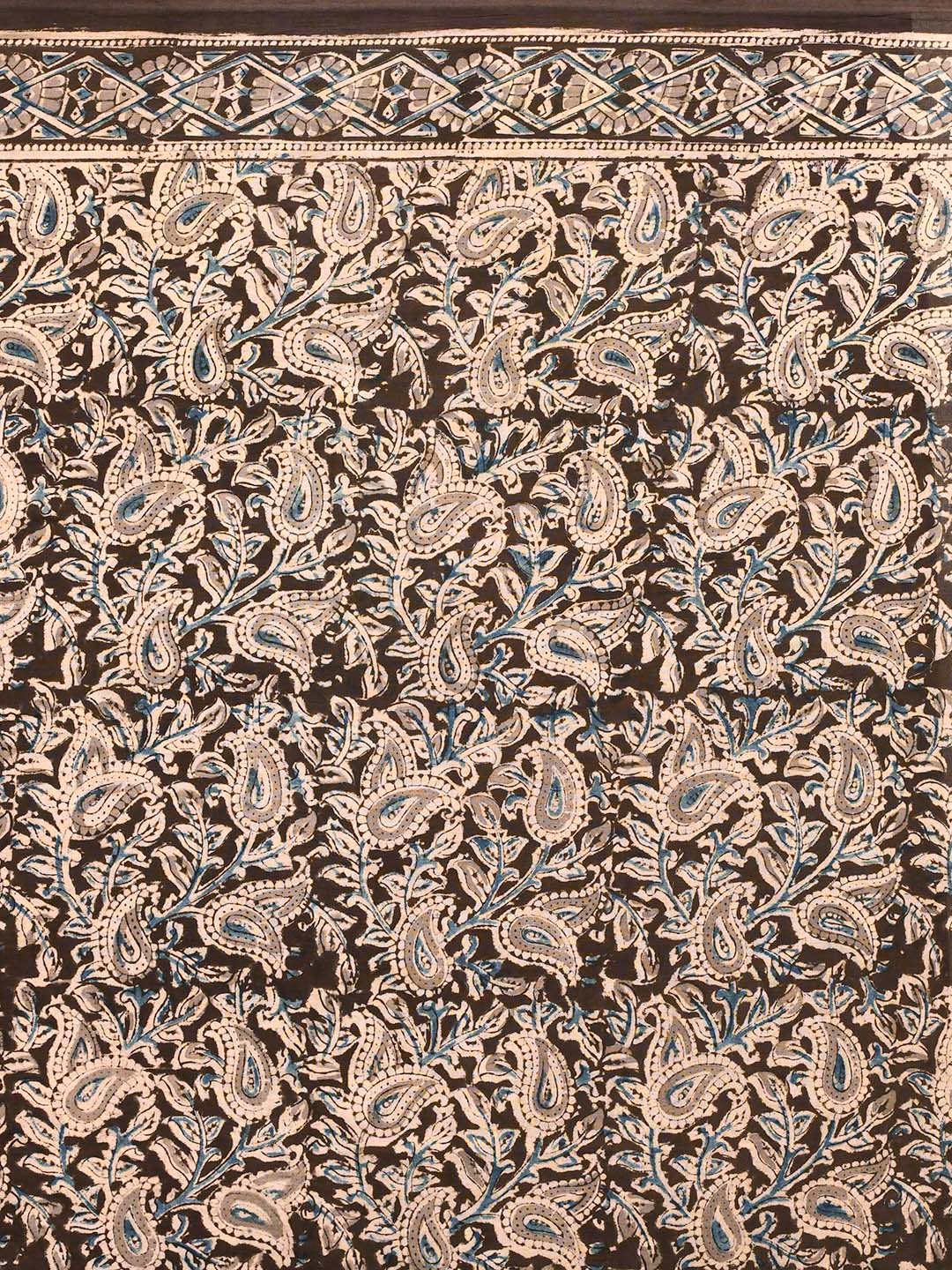 KRUSHNAKAPOT VYAST (KALAMKARI 100% PURE COTTON SAREE)