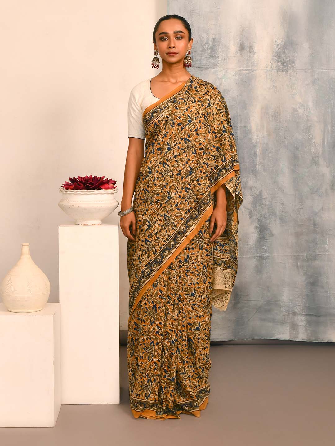 PHOOL KI KALAMKARI (SAREE)