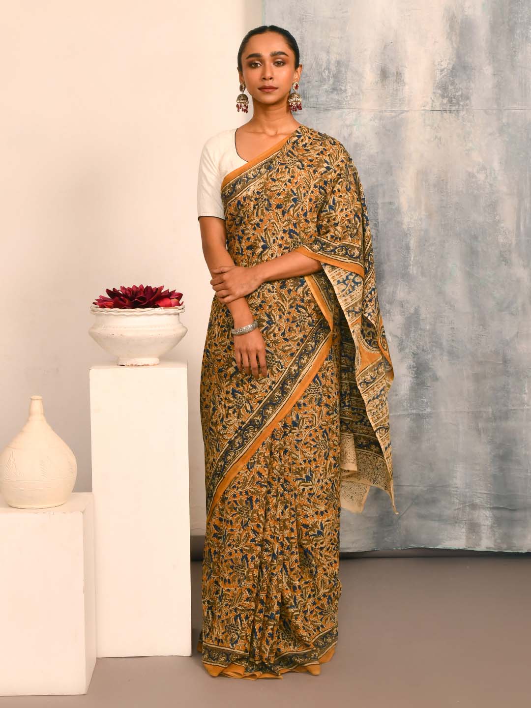 PHOOL KI KALAMKARI (SAREE)