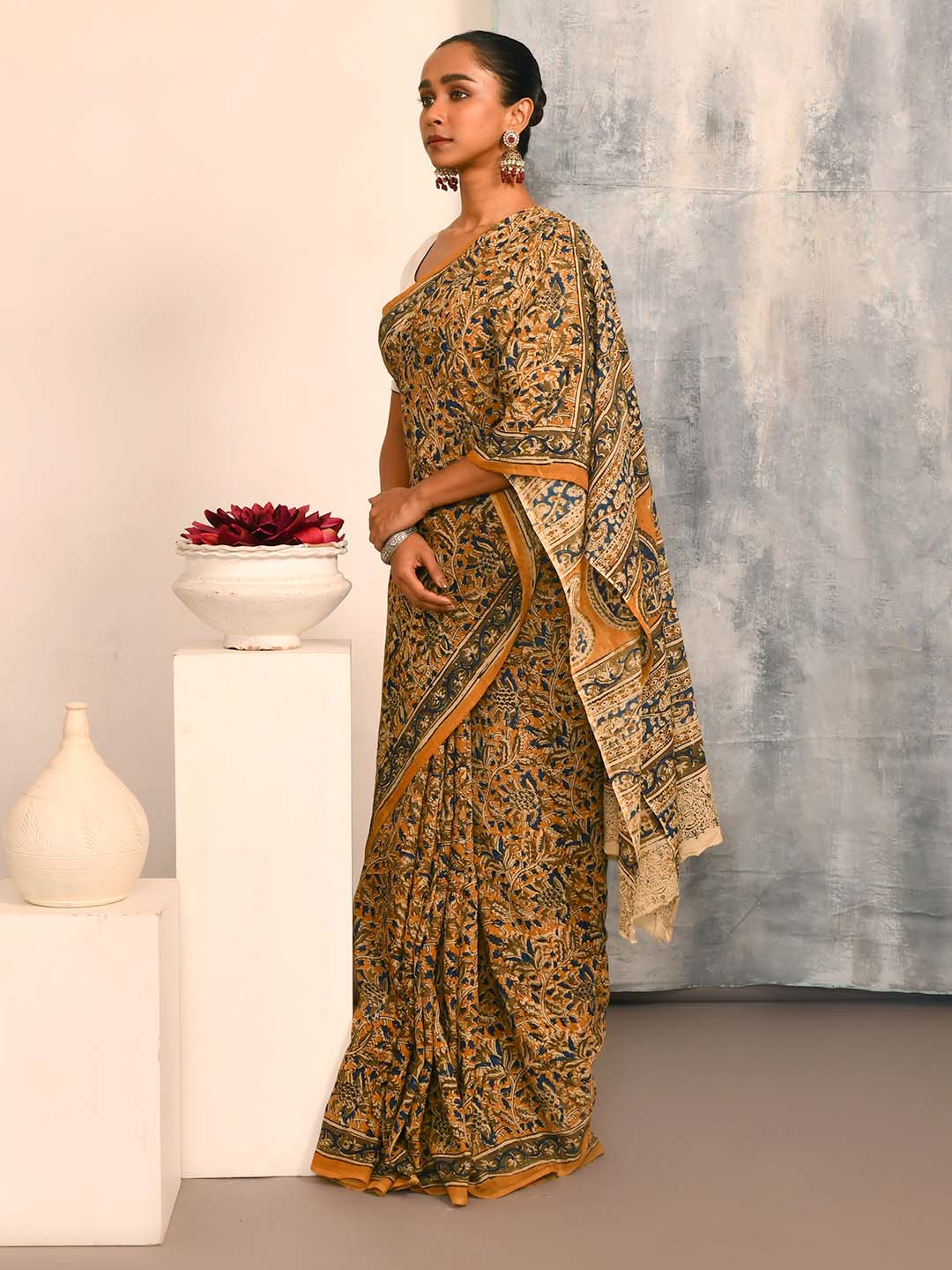 PHOOL KI KALAMKARI (SAREE)