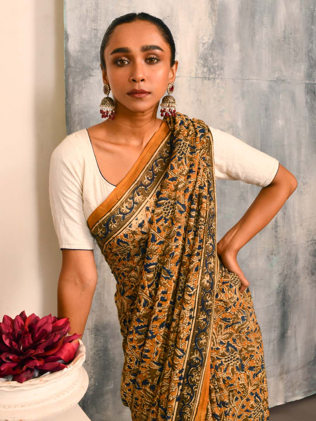 PHOOL KI KALAMKARI (SAREE)