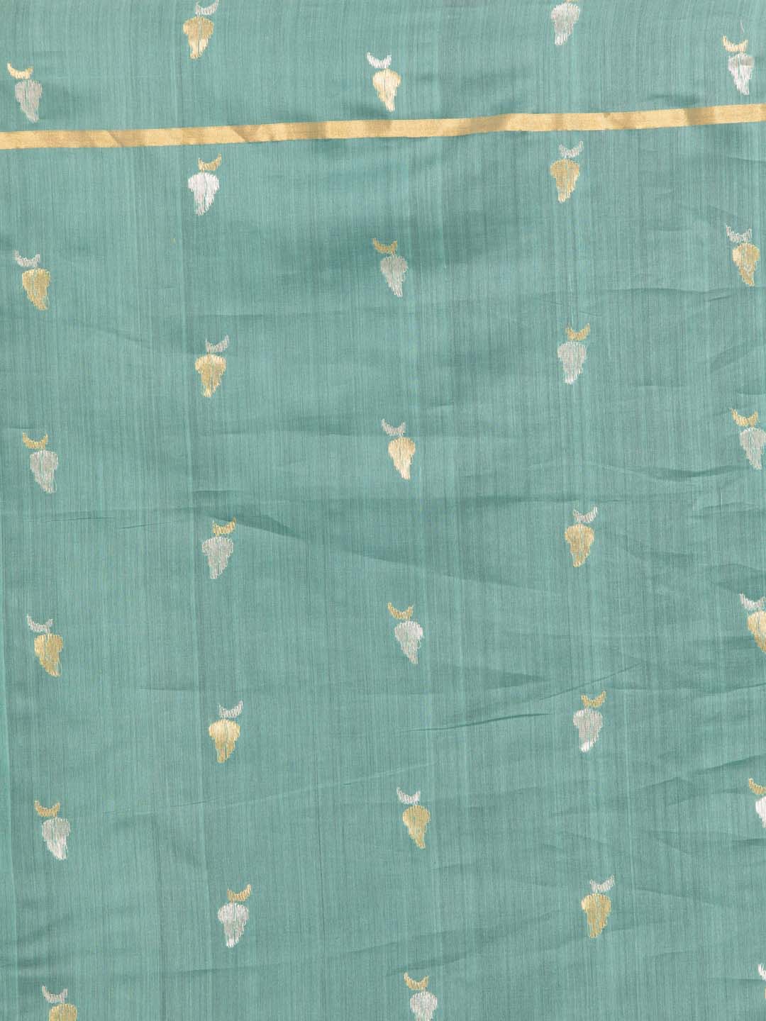 Indethnic Chanderi Handloom Silk Cotton Saree - Saree Detail View