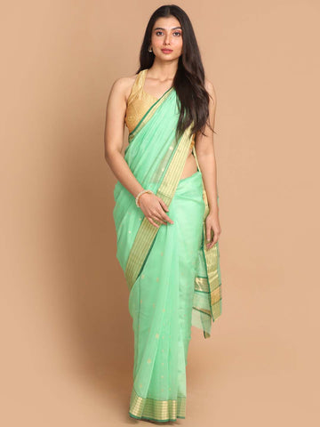 SUNEHRA HARA (CHANDERI SILK COTTON SAREE)