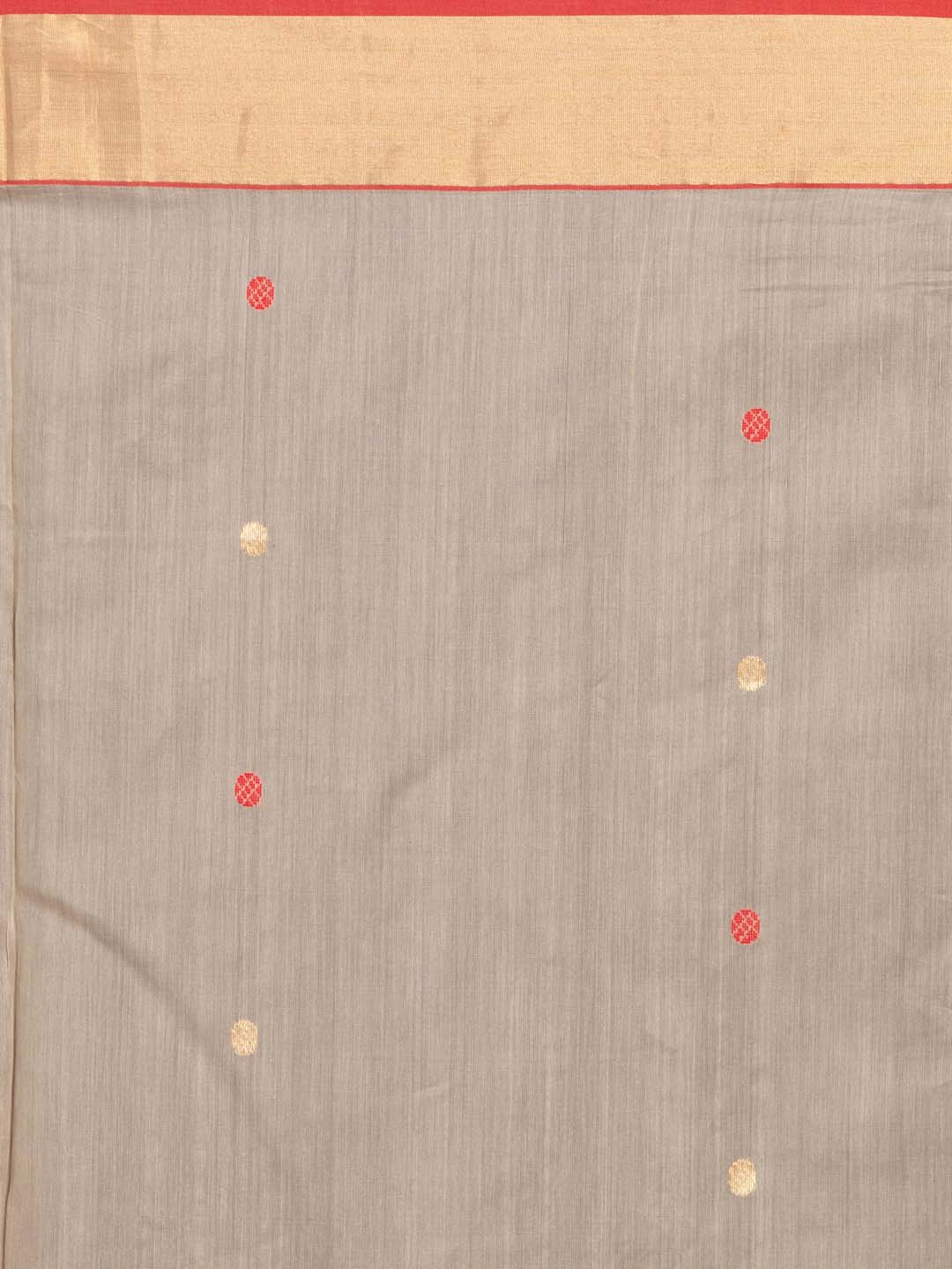 Indethnic Chanderi Handloom Silk Cotton Saree - Saree Detail View