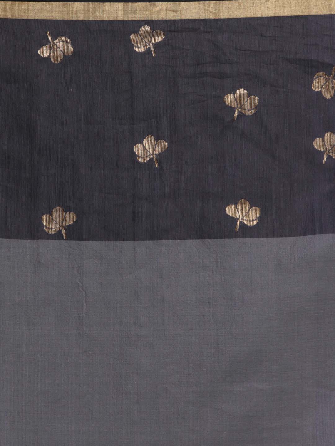 Indethnic Chanderi Handloom Silk Cotton Saree - Saree Detail View