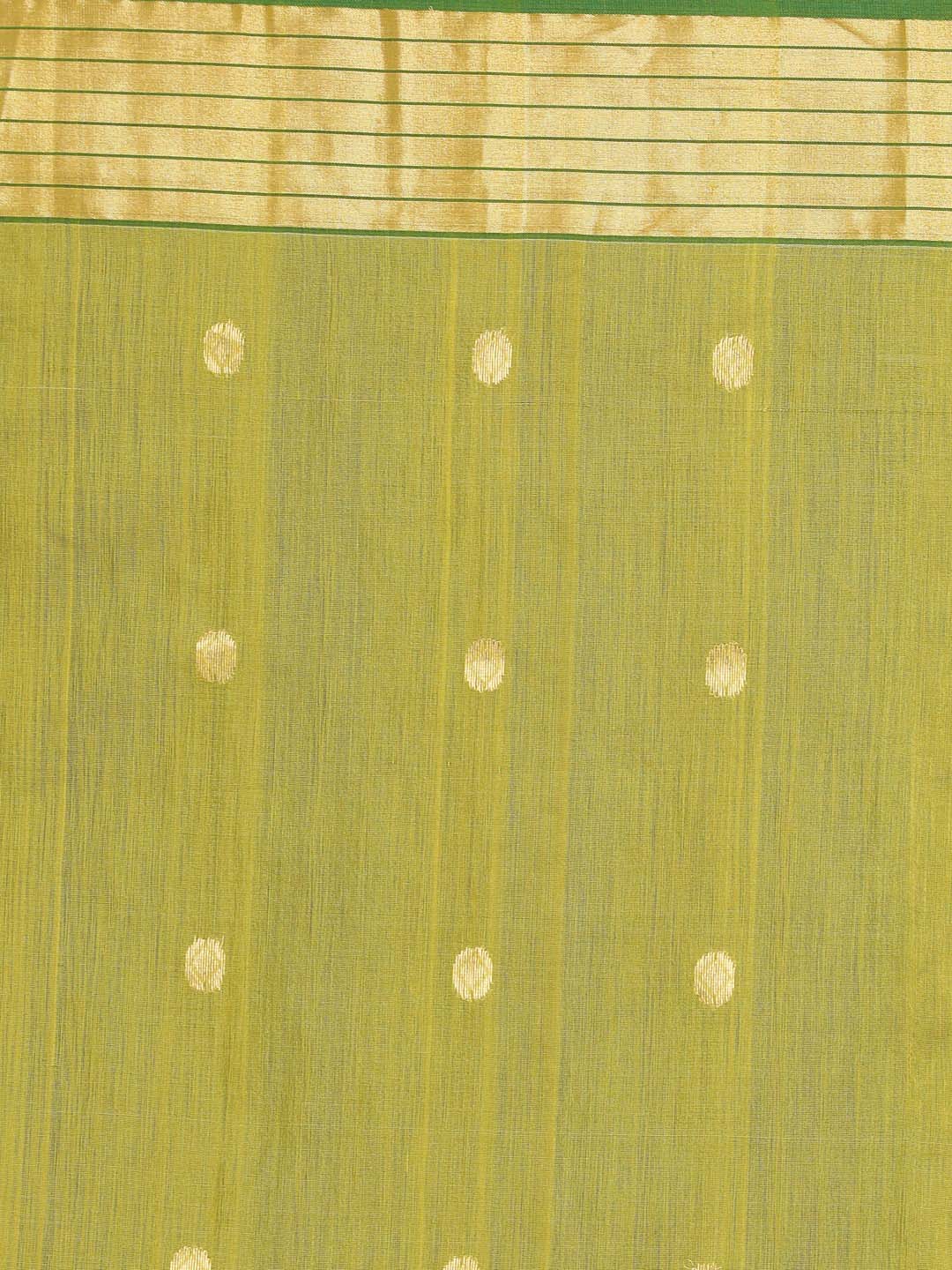 Indethnic Chanderi Handloom Silk Cotton Saree - Saree Detail View