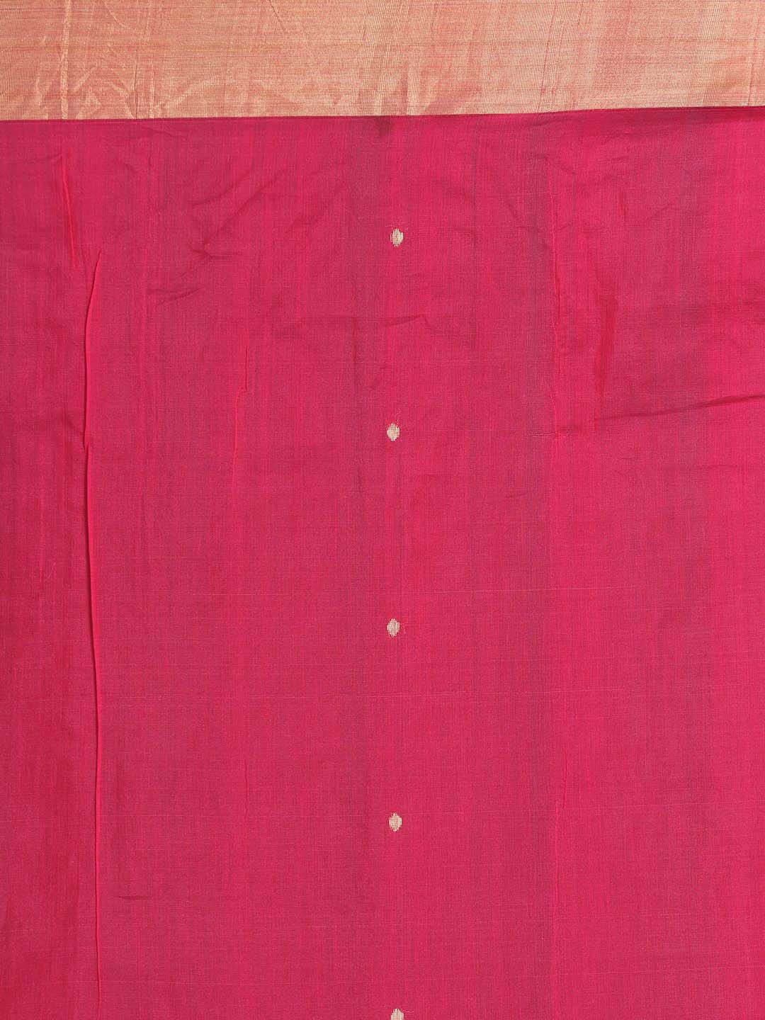 Indethnic Chanderi Handloom Silk Cotton Saree - Saree Detail View