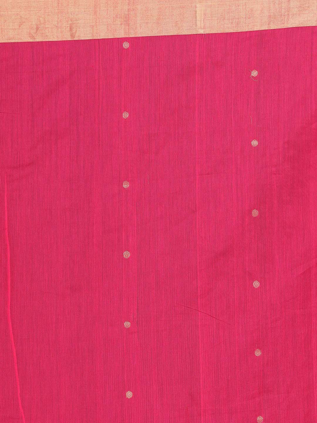 Indethnic Chanderi Handloom Silk Cotton Saree - Saree Detail View