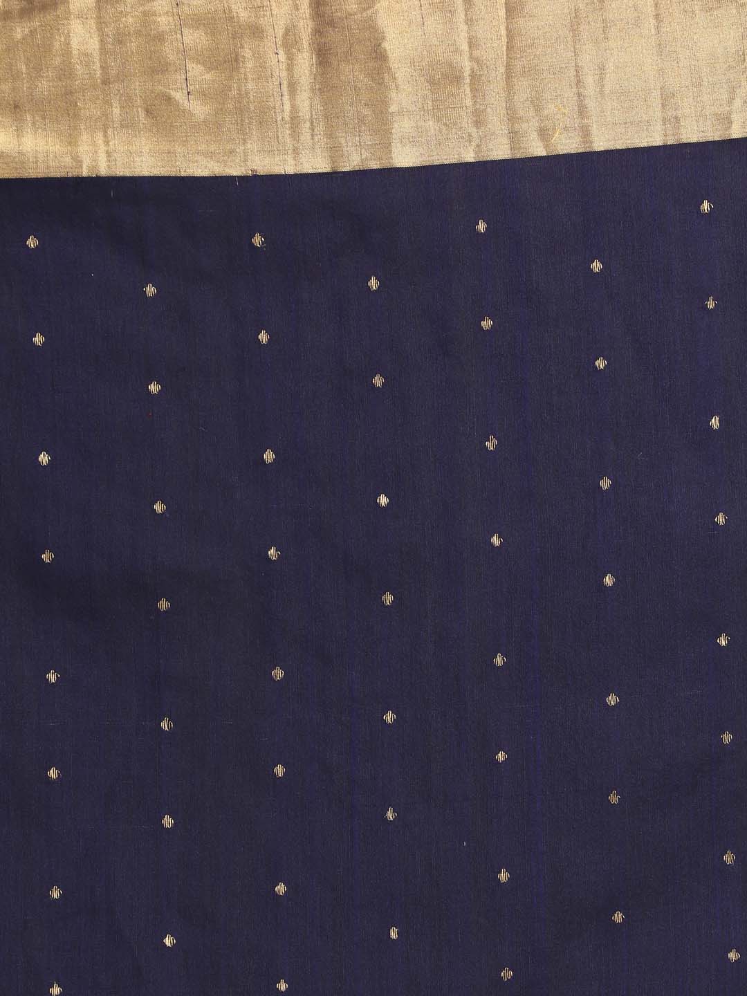 Indethnic Chanderi Handloom Silk Cotton Saree - Saree Detail View