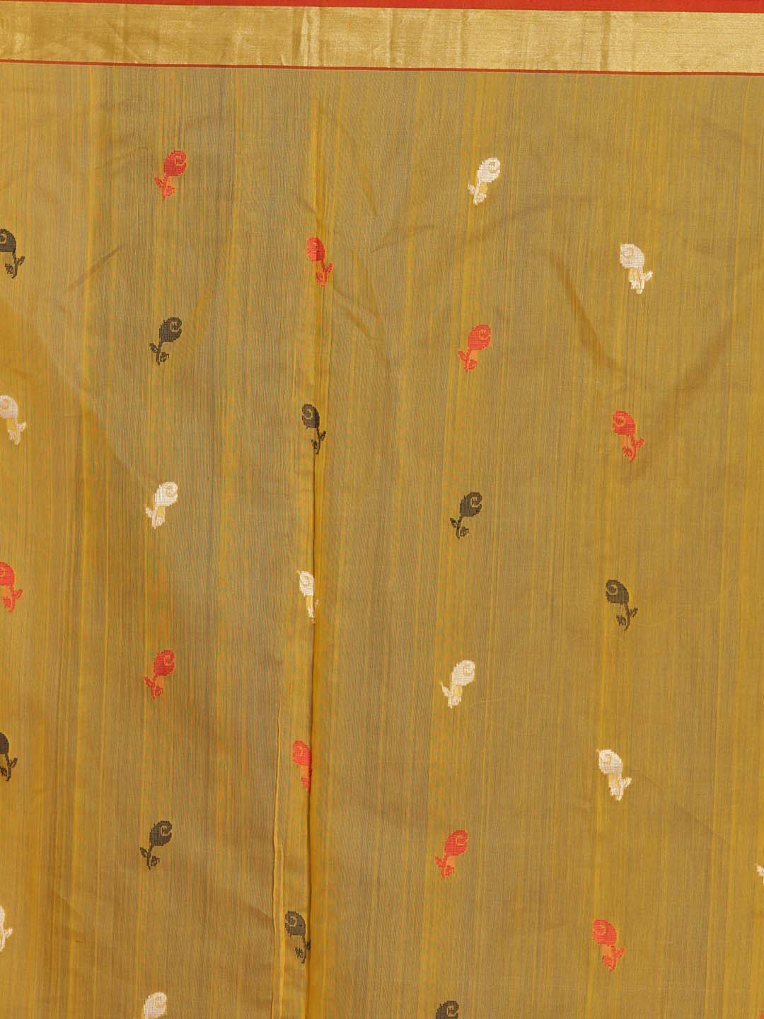 Indethnic Chanderi Handloom Silk Cotton Saree - Saree Detail View