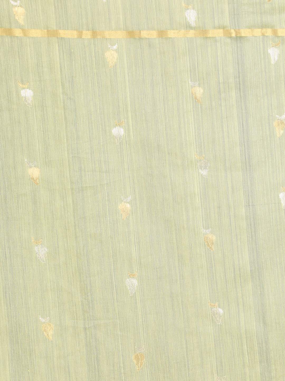 Indethnic Chanderi Handloom Silk Cotton Saree - Saree Detail View