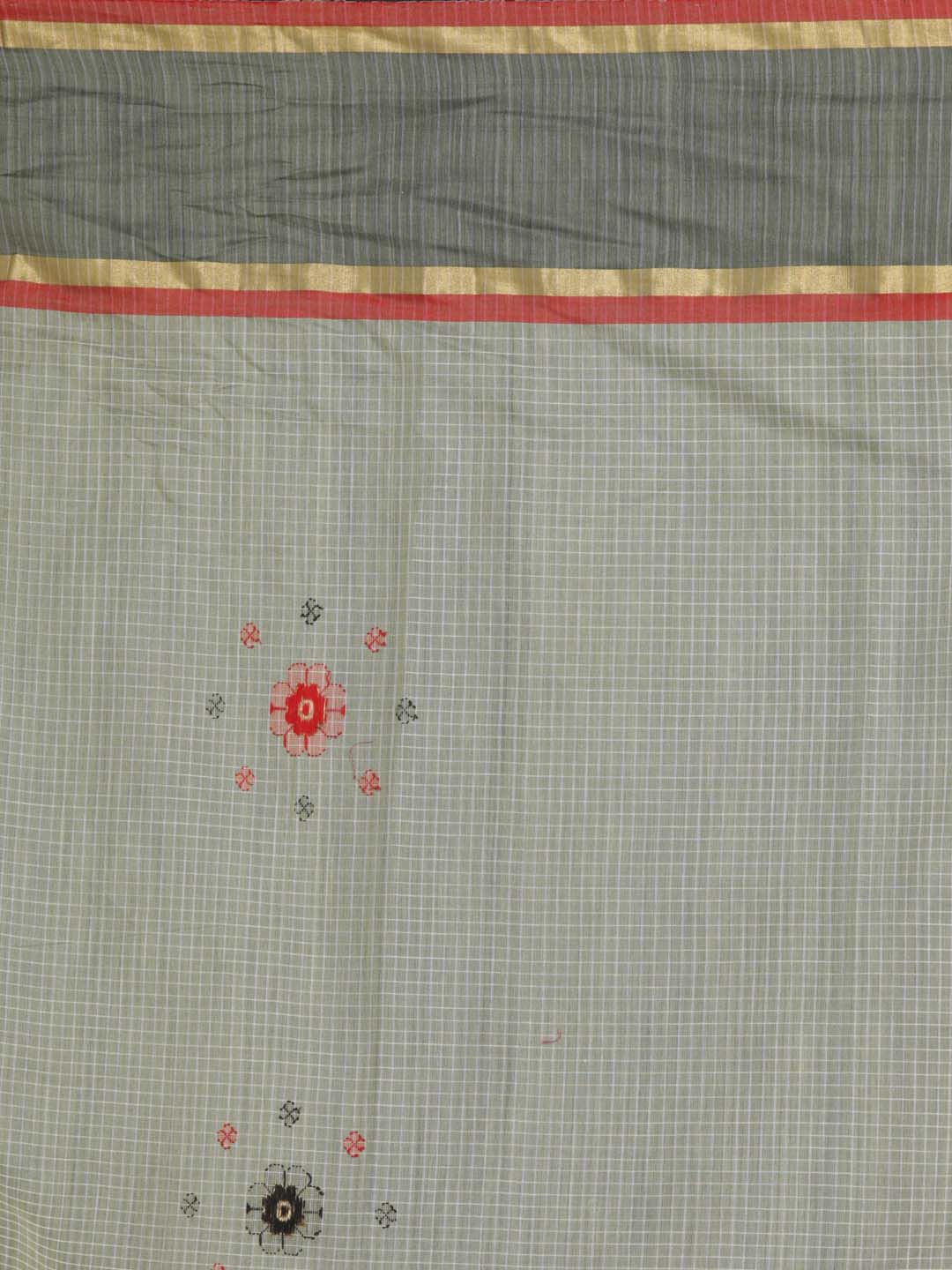 Indethnic Chanderi Handloom Silk Cotton Saree - Saree Detail View