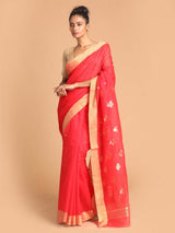 ROJO FUEGO (CHANDERI SILK COTTON SAREE)