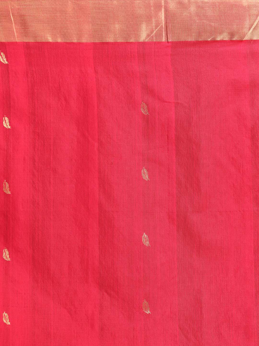 Indethnic Chanderi Handloom Silk Cotton Saree - Saree Detail View