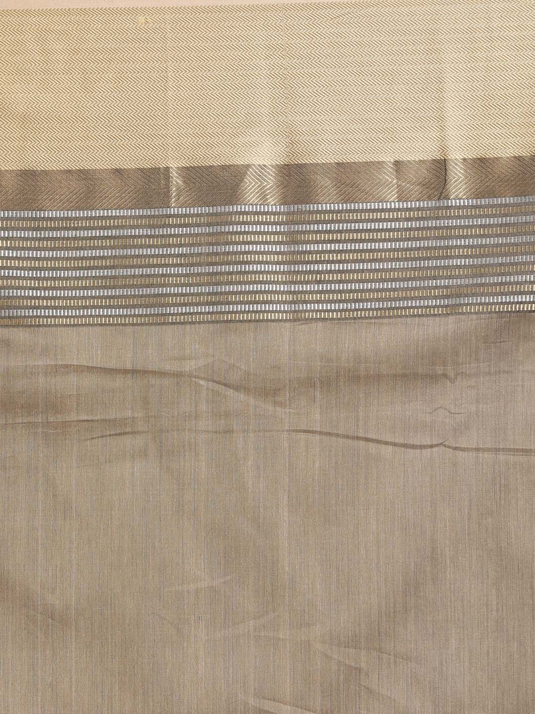 Indethnic Maheshwari Handloom Silk Cotton Saree - Saree Detail View