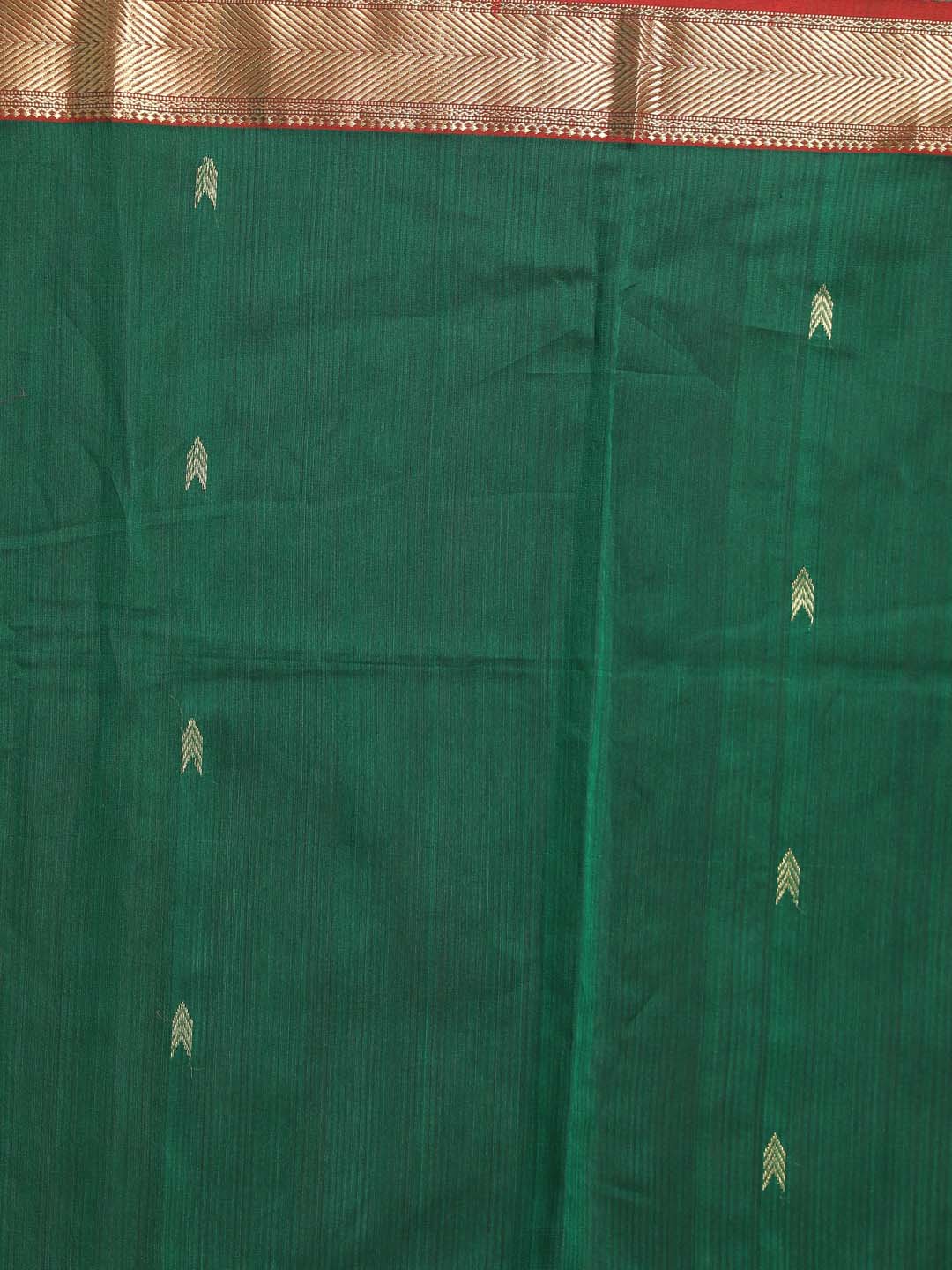 Indethnic Maheshwari Handloom Silk Cotton Saree - Saree Detail View