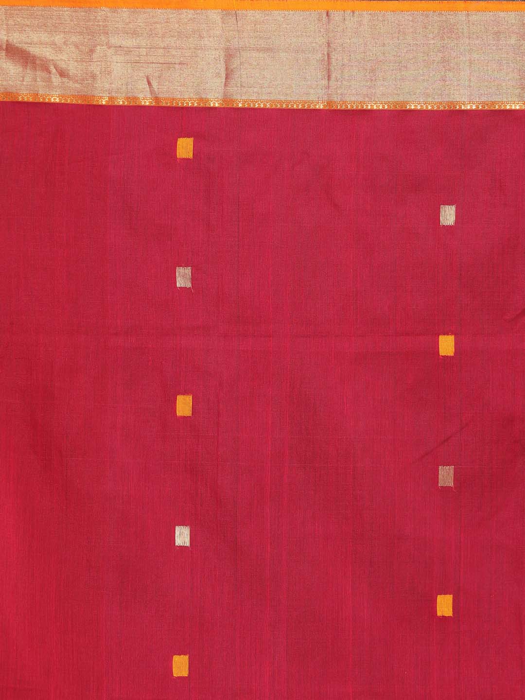 Indethnic Maheshwari Handloom Silk Cotton Saree - Saree Detail View