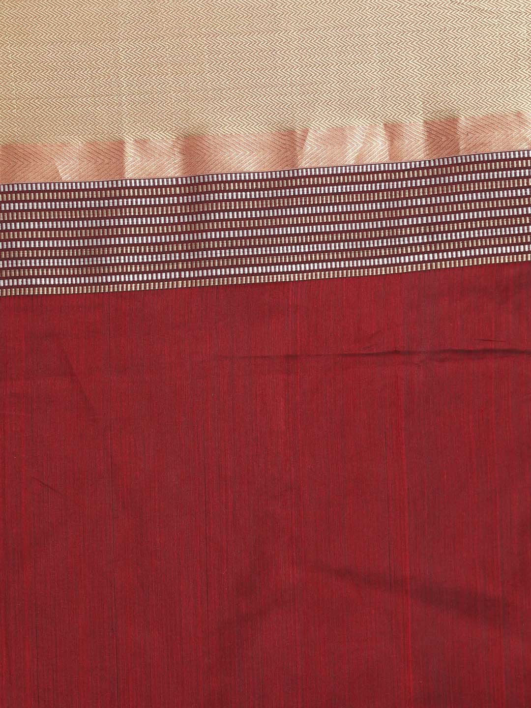 Indethnic Maheshwari Handloom Silk Cotton Saree - Saree Detail View