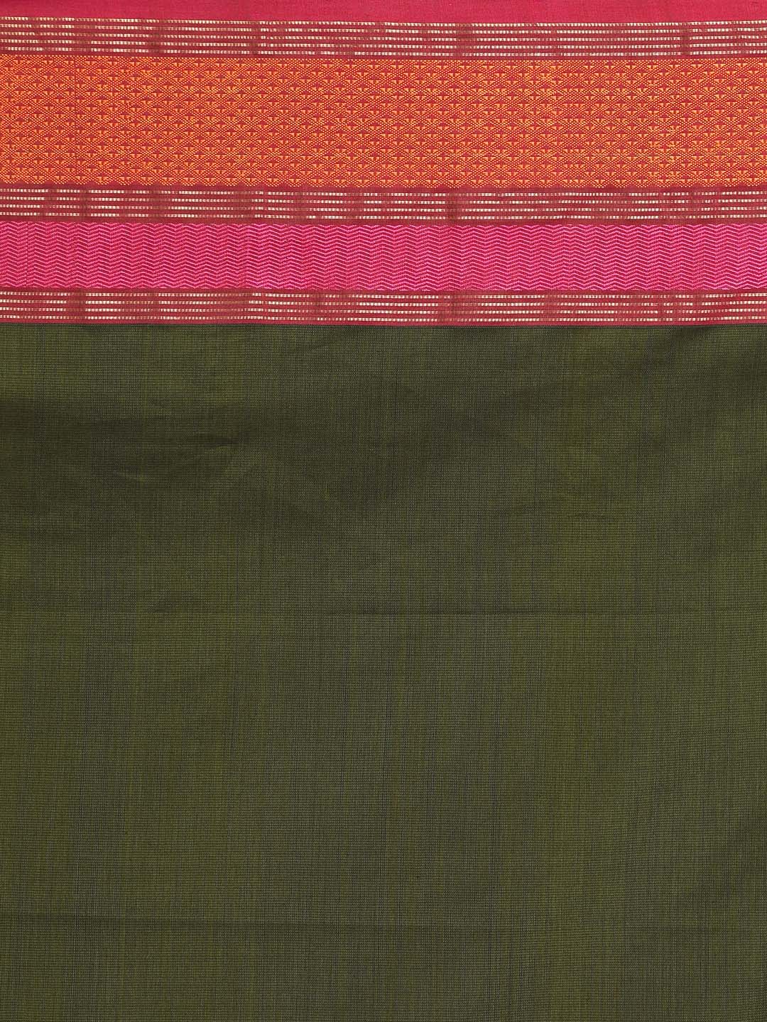 Indethnic Maheshwari Handloom Silk Cotton Saree - Saree Detail View