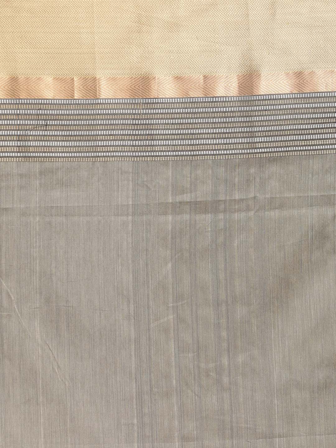 Indethnic Maheshwari Handloom Silk Cotton Saree - Saree Detail View