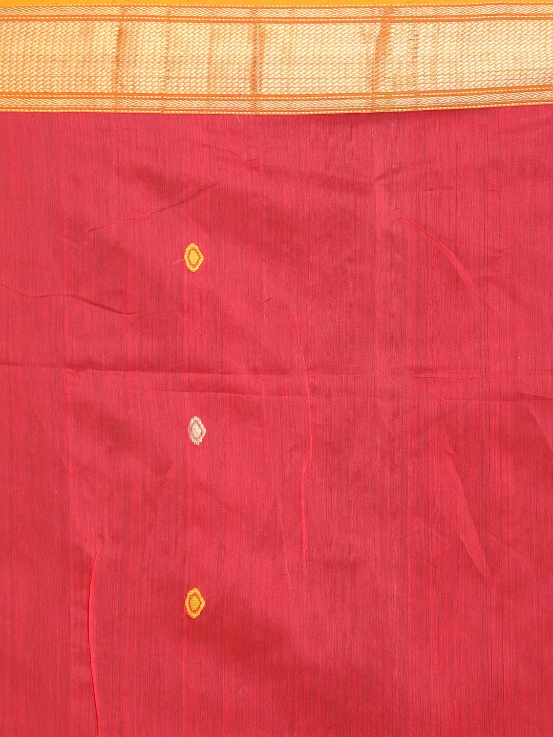 Indethnic Maheshwari Handloom Silk Cotton Saree - Saree Detail View