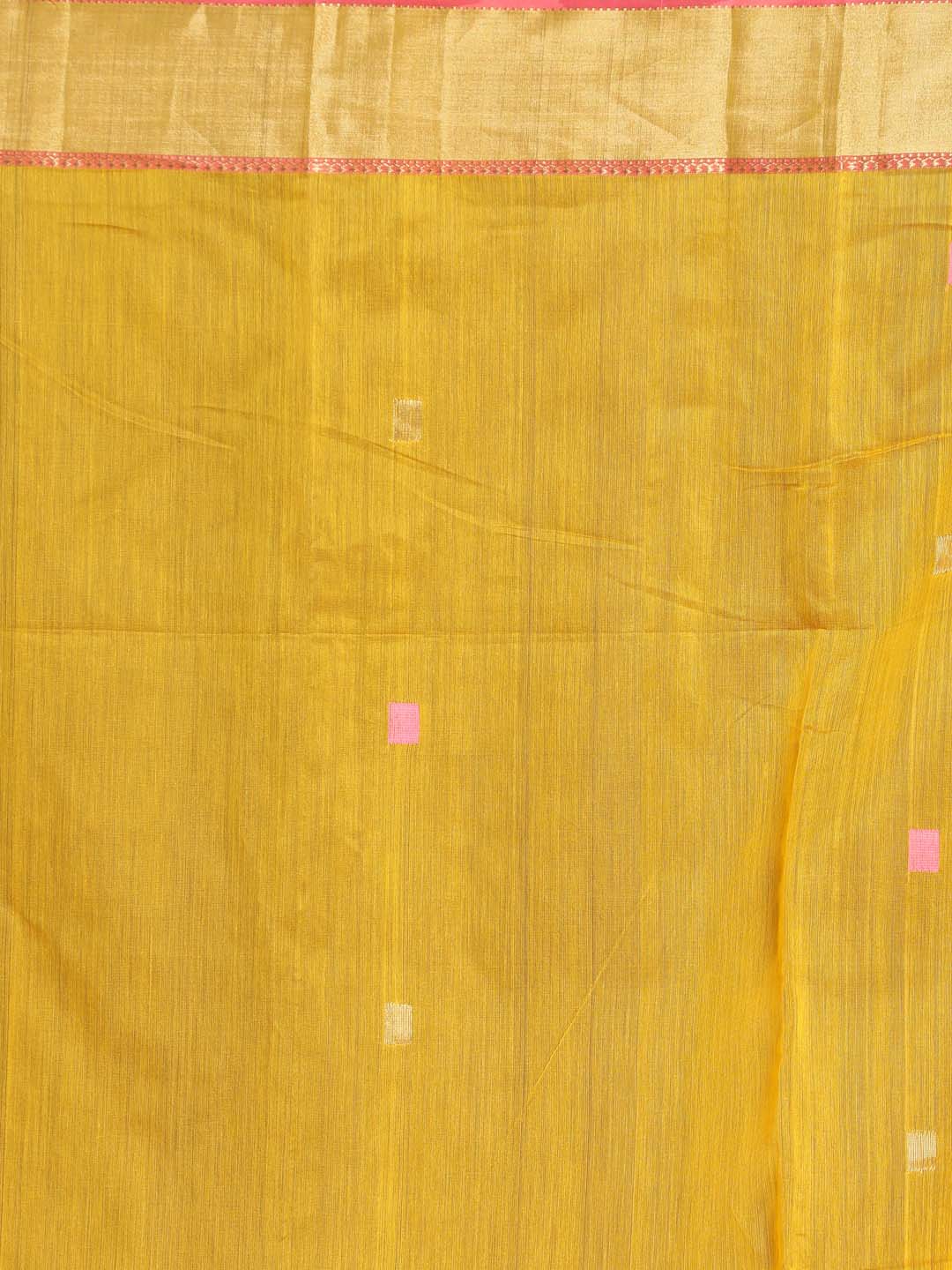 Indethnic Maheshwari Handloom Silk Cotton Saree - Saree Detail View