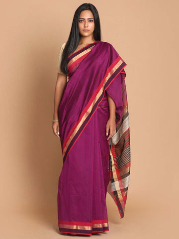 FINE WINE (MAHESHWARI SILK COTTON SAREE)