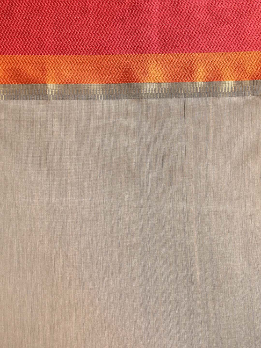 Indethnic Maheshwari Handloom Silk Cotton Saree - Saree Detail View