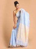 Indethnic Maheshwari Handloom Silk Cotton Saree - View 1