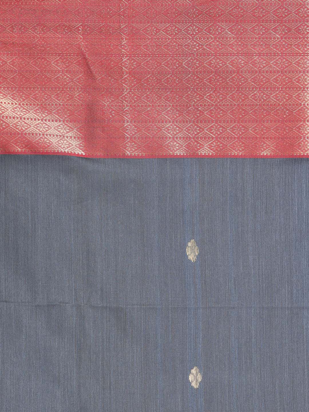 Indethnic Maheshwari Handloom Silk Cotton Saree - Saree Detail View