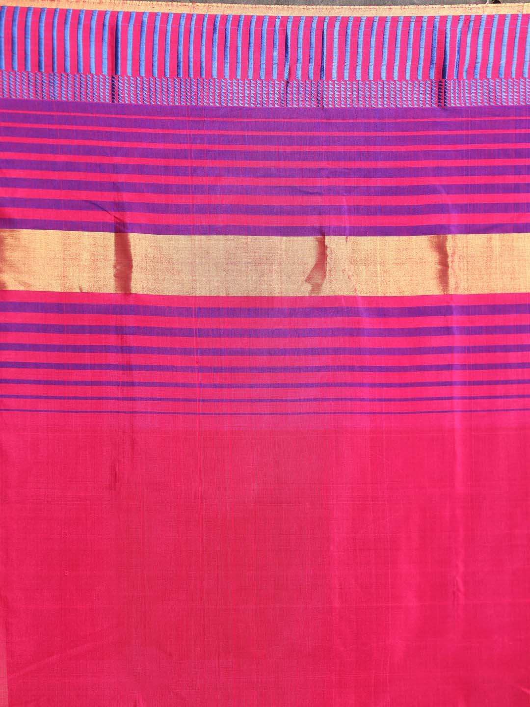 Indethnic Maheshwari Handloom Silk Cotton Saree - Saree Detail View