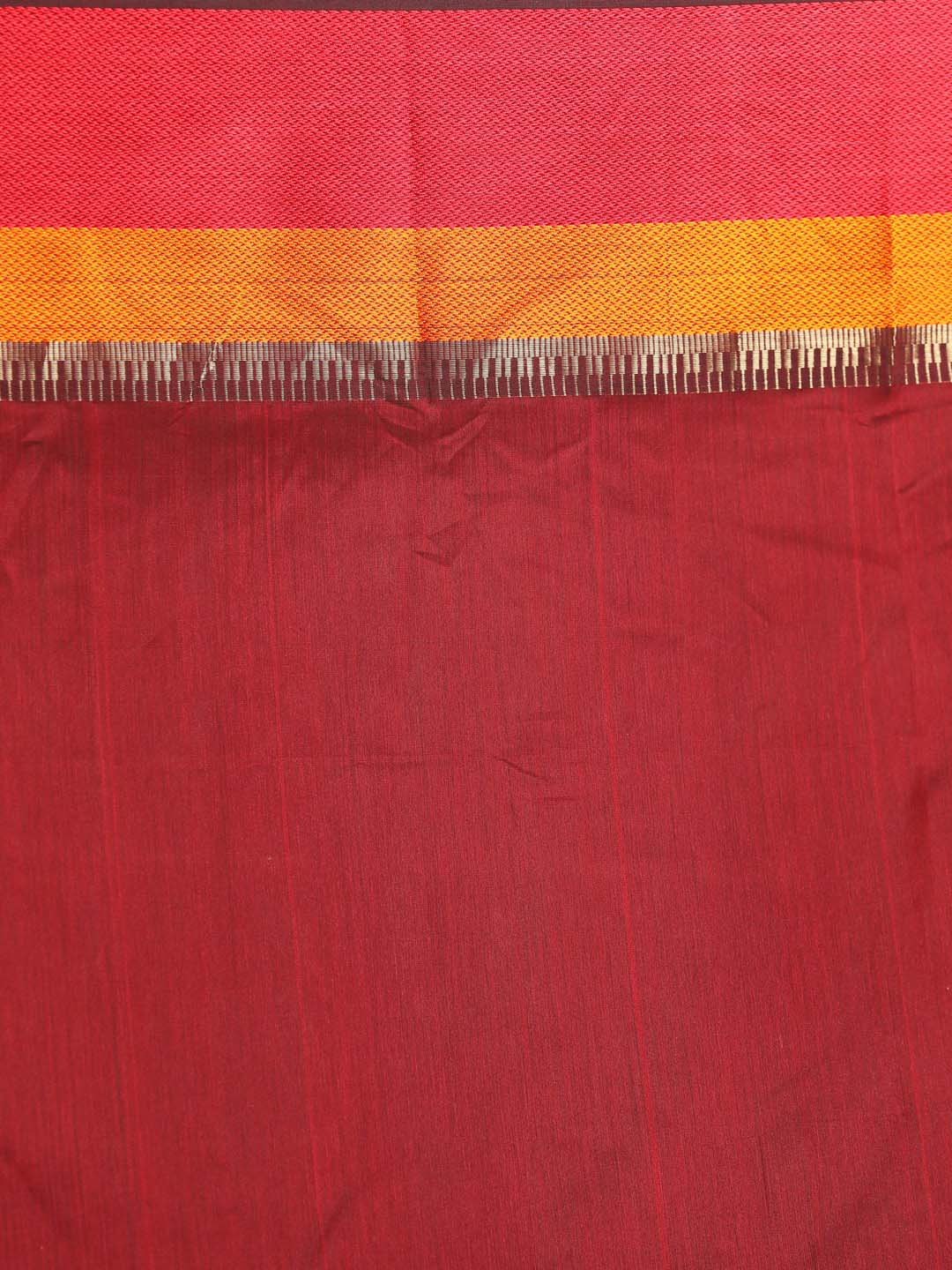 Indethnic Maheshwari Handloom Silk Cotton Saree - Saree Detail View