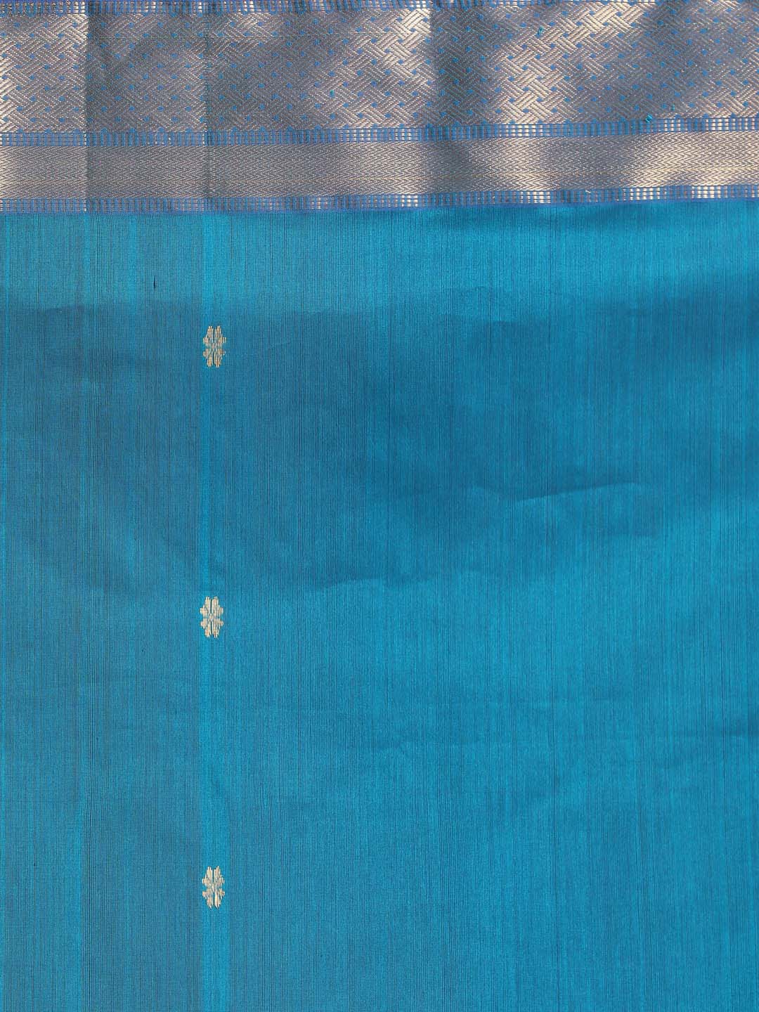 Indethnic Maheshwari Handloom Silk Cotton Saree - Saree Detail View