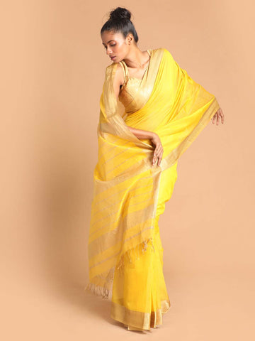 SUNFLOWER LOVE (MAHESHWARI SILK COTTON SAREE)