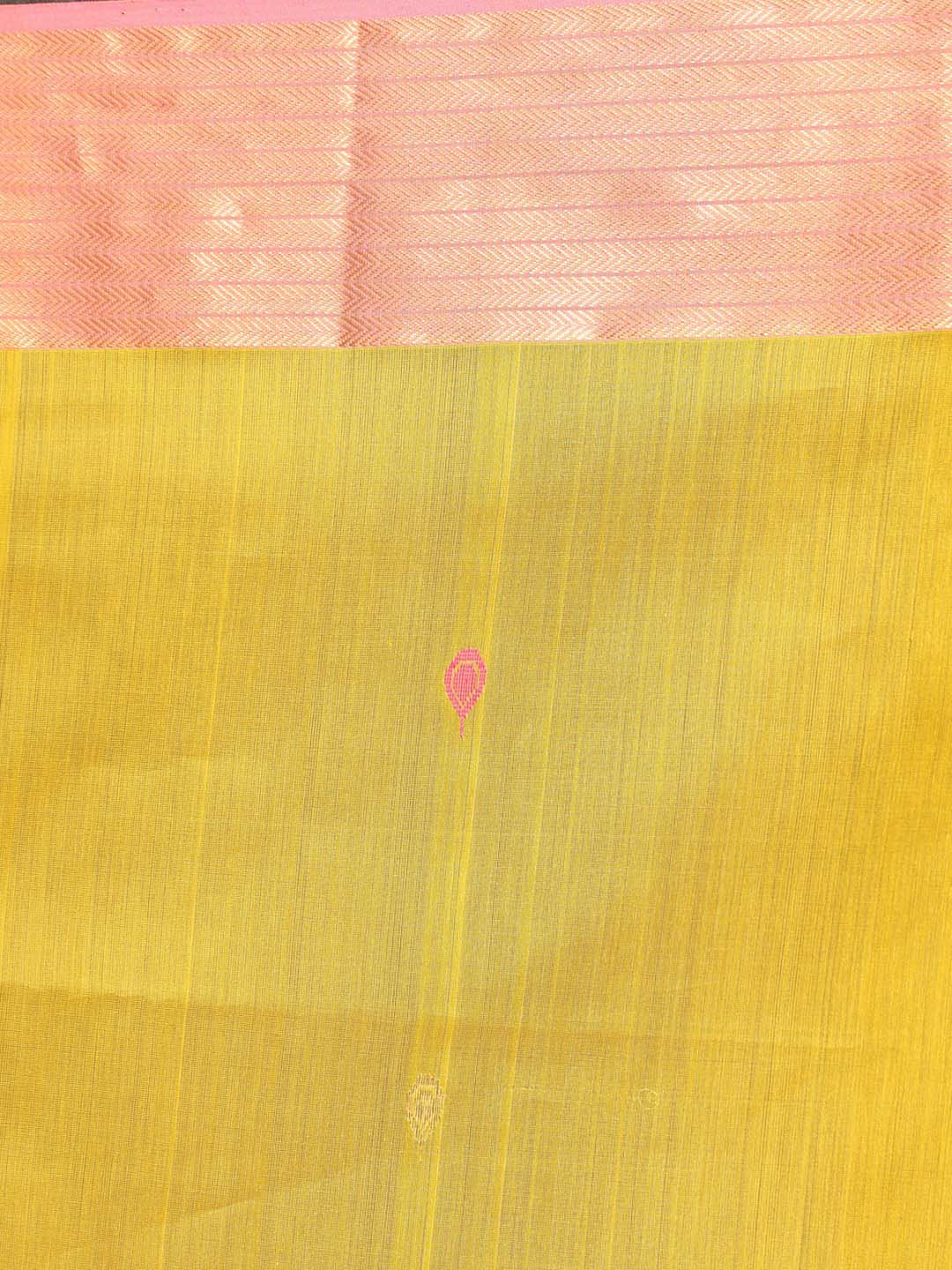 Indethnic Maheshwari Handloom Silk Cotton Saree - Saree Detail View