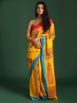 GOLDEN RADIANCE (HANDLOOM 100% PURE COTTON SAREE)
