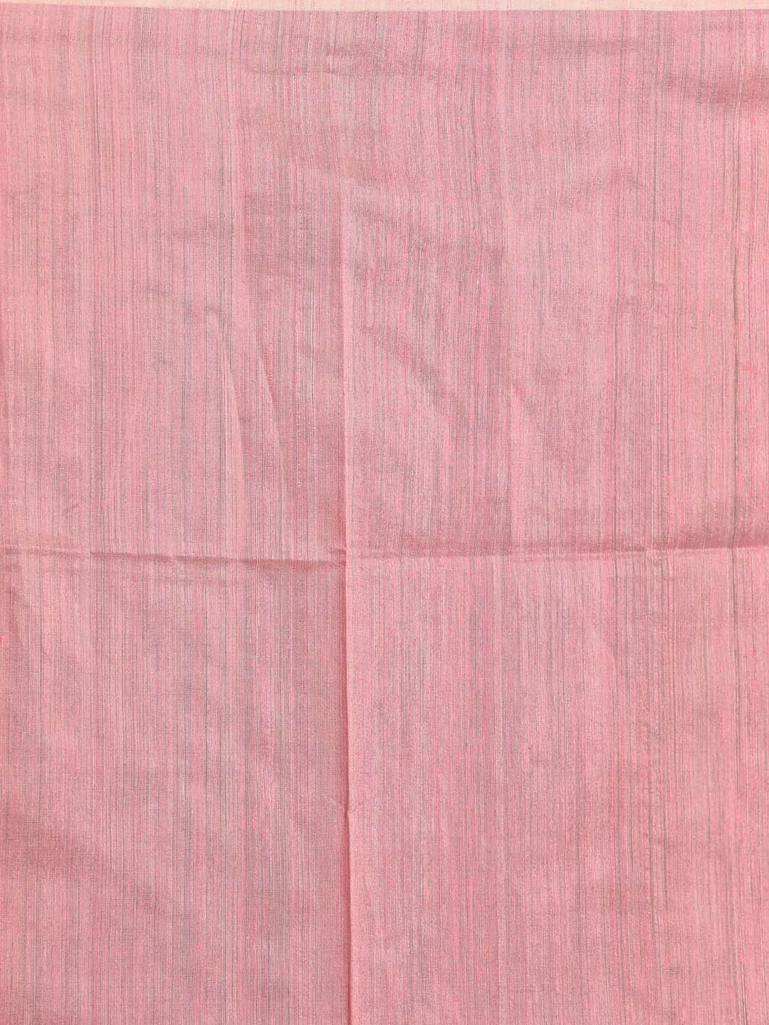 Indethnic Pink Pure Silk Ethnic Motifs Design Jamdani - Saree Detail View
