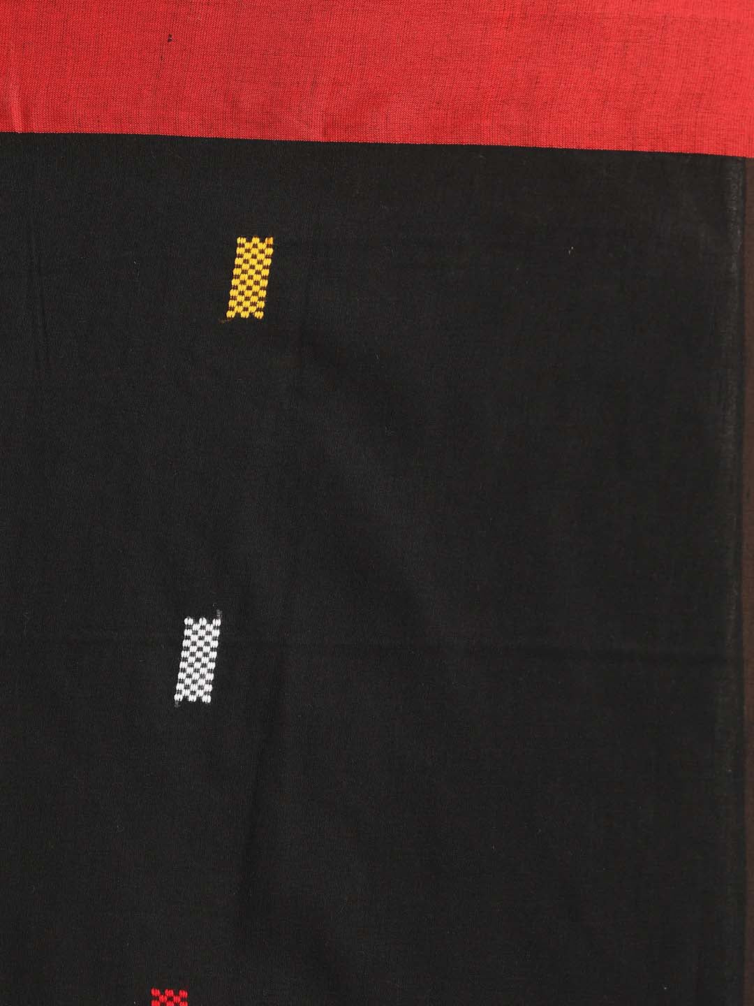 Indethnic Black Bengal Handloom Pure Cotton Saree Work Saree - Saree Detail View