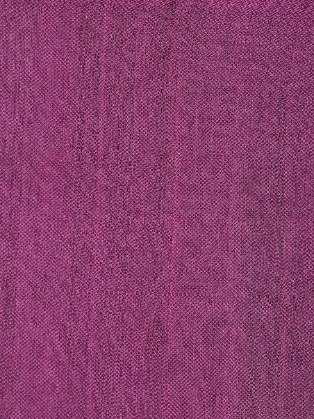 Indethnic Purple Bengal Handloom Pure Cotton Saree Party Saree - Saree Detail View